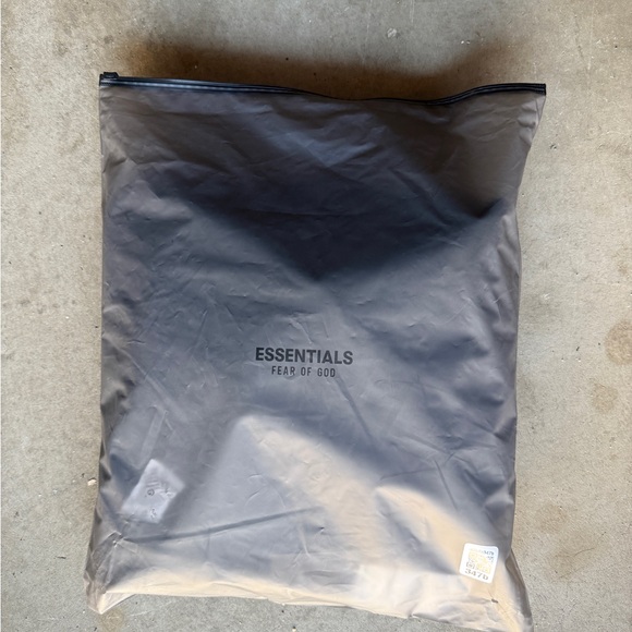 Fear of God Essentials Jet Black Hoodie - Picture 2 of 3